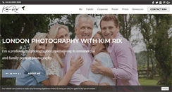 Desktop Screenshot of kimrixphotography.co.uk